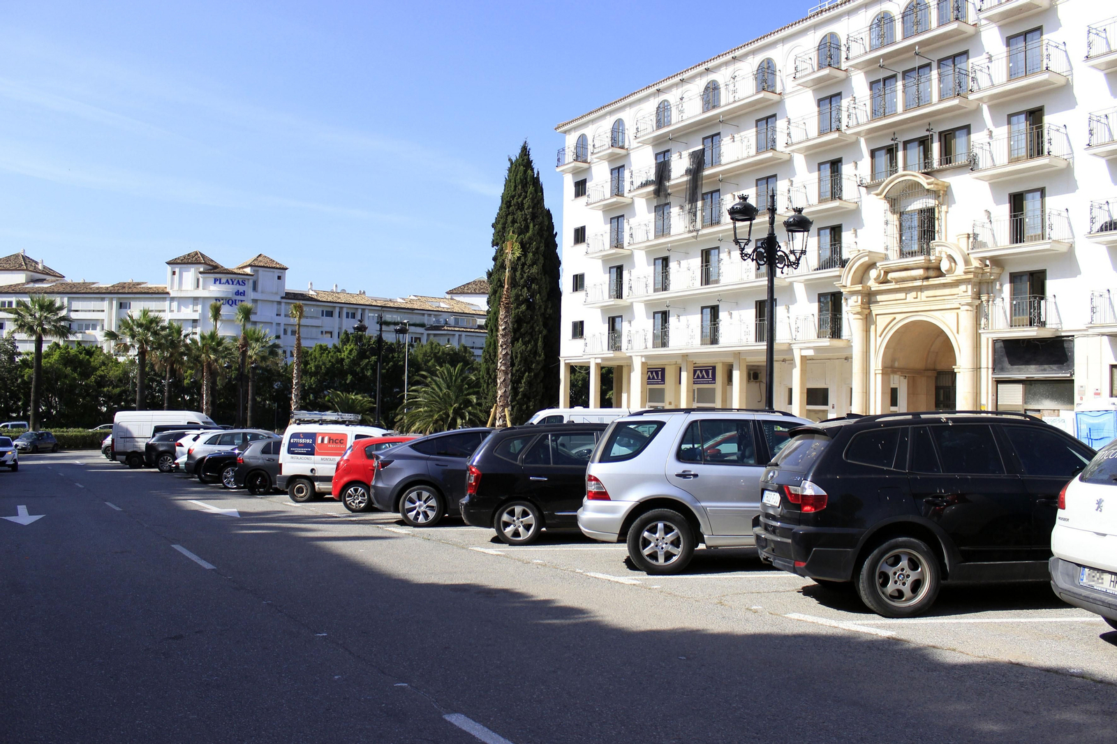 La calle Azaleas tras las obras de renovación.
