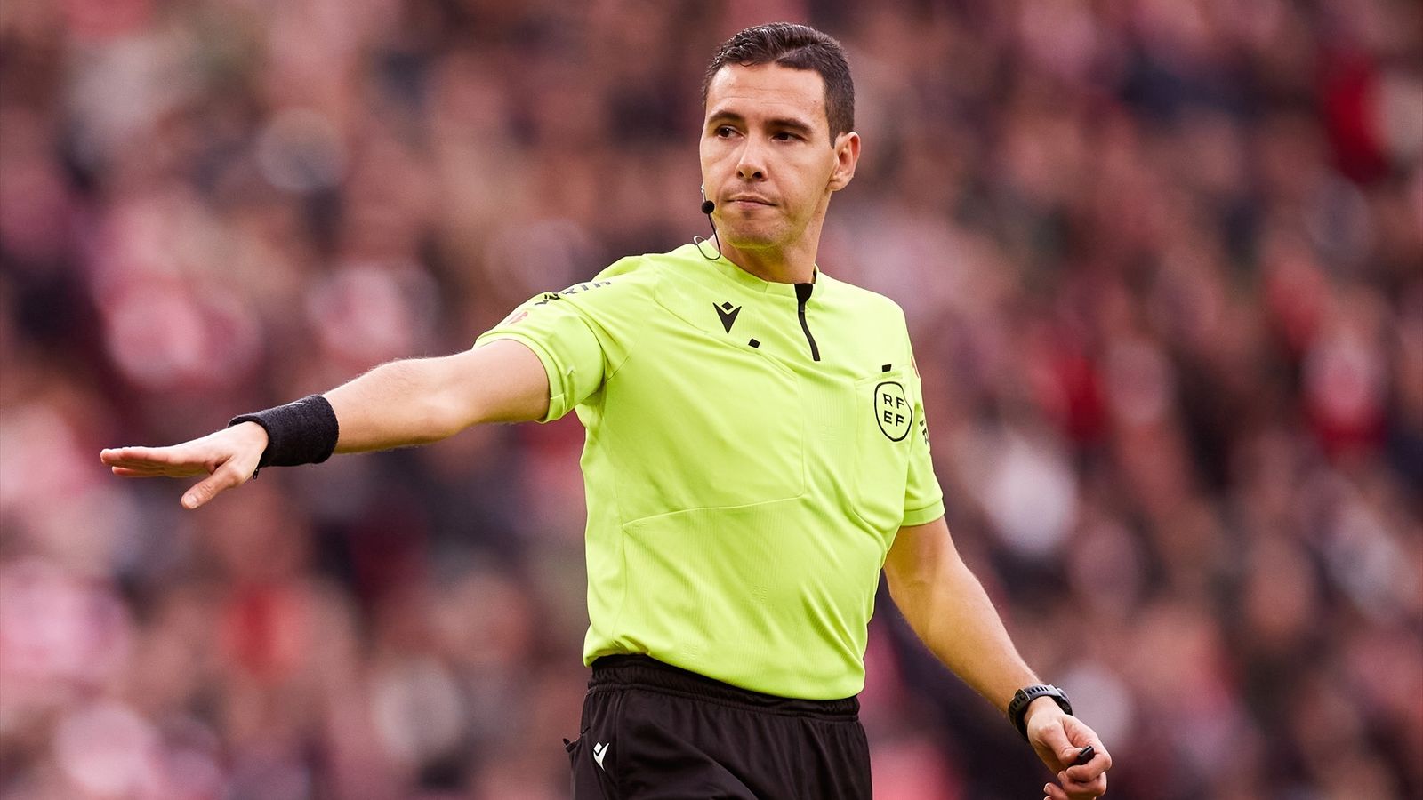 Hernández Maeso, árbitro del Real Madrid-Almería.