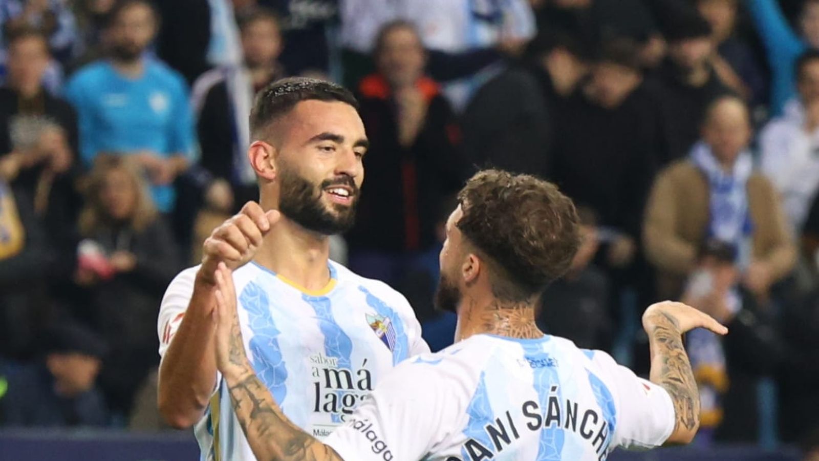 El Málaga CF-Eldense, en fotos