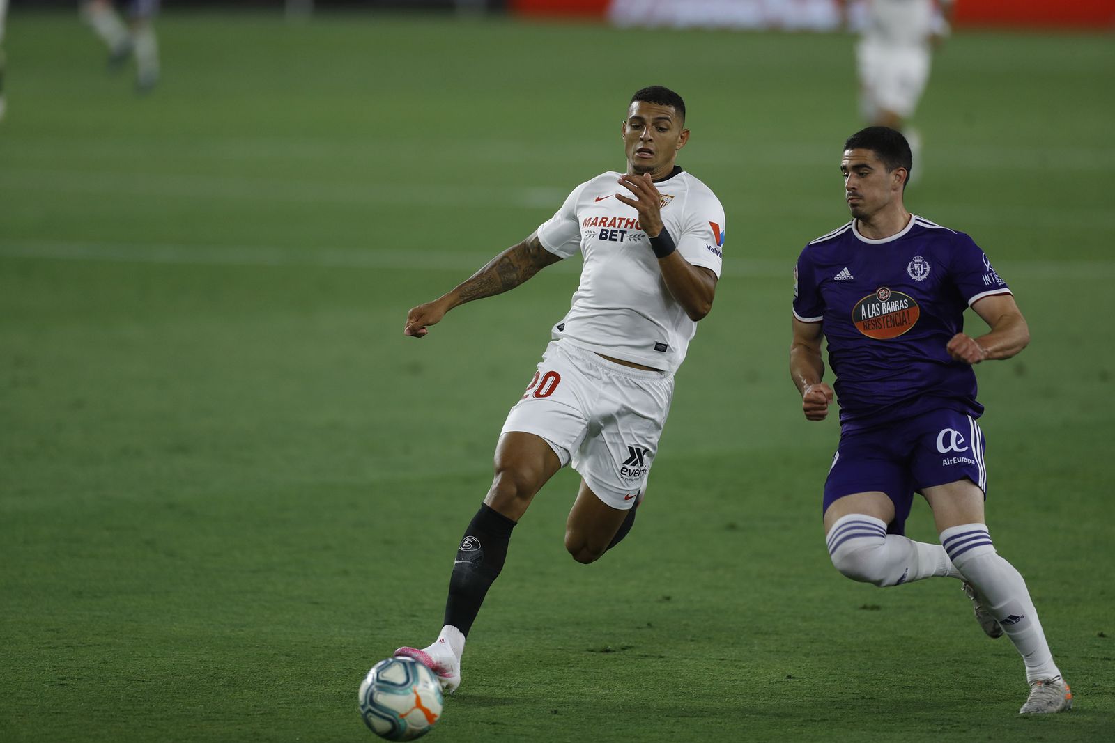 Las imágenes del Sevilla-Valladolid