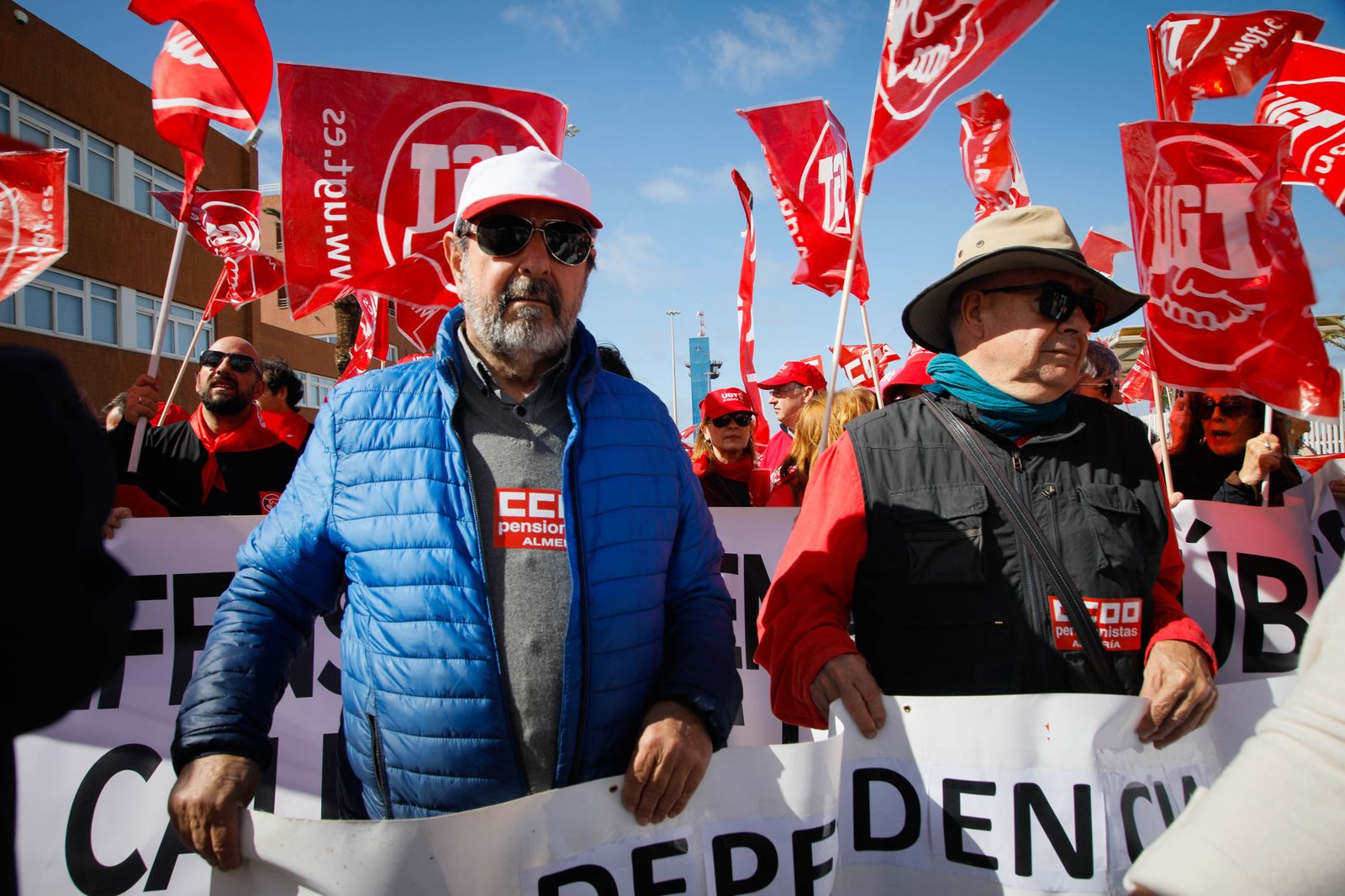 Las imágenes de la manifestación del Día del Trabajador en Almería
