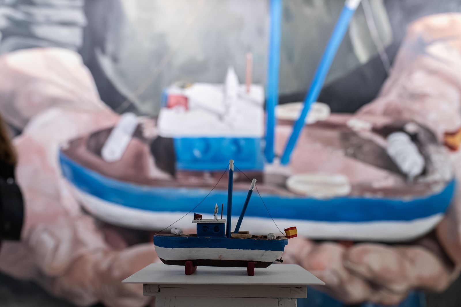 Imágenes de la inauguración de la muestra de Grafistas Onubenses