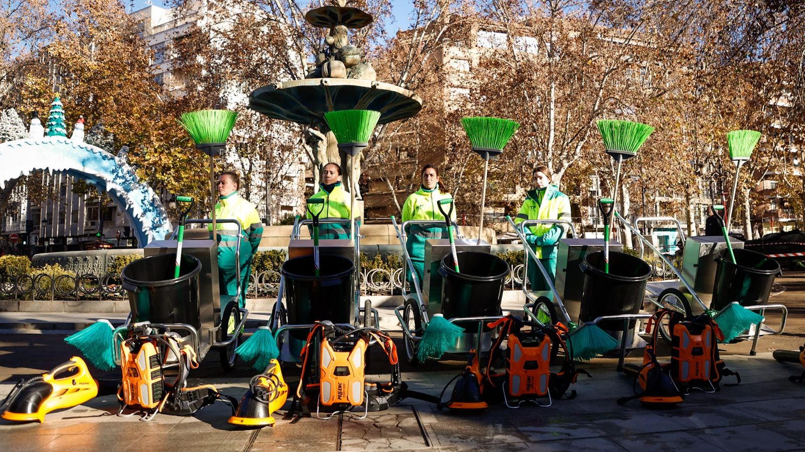 También se estrenan carros para barrido manual y con sopladora, un sistema mixto que mejorará la limpieza.