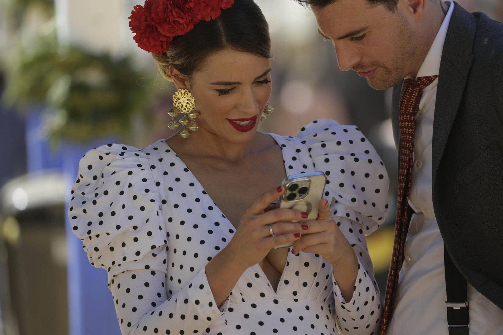 Imágenes del ambiente en la Feria de Sevilla