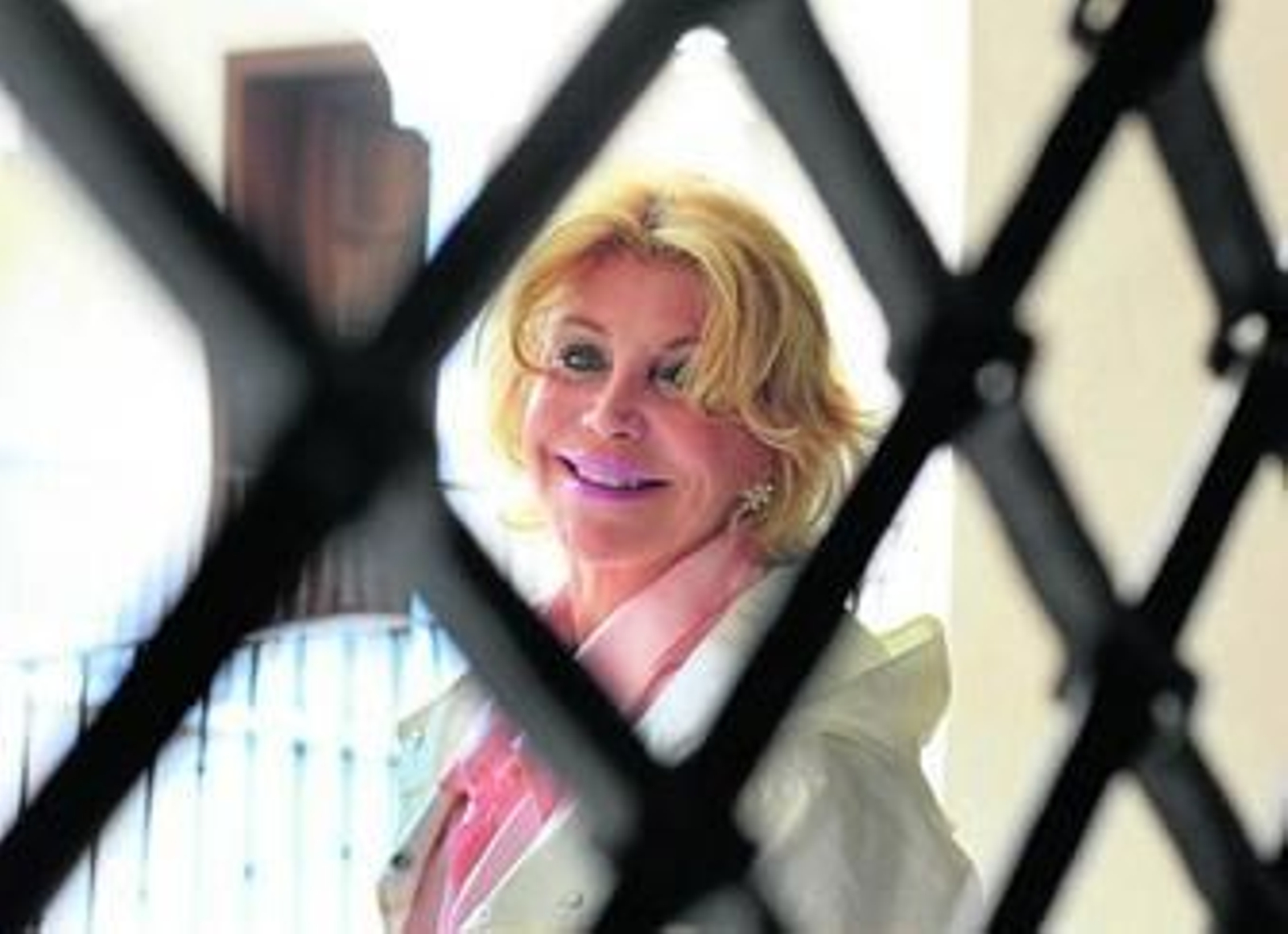 Carmen Thyssen-Bornemisza, ayer en el Palacio de Villalón, sede de su nuevo museo en pleno casco histórico malagueño.