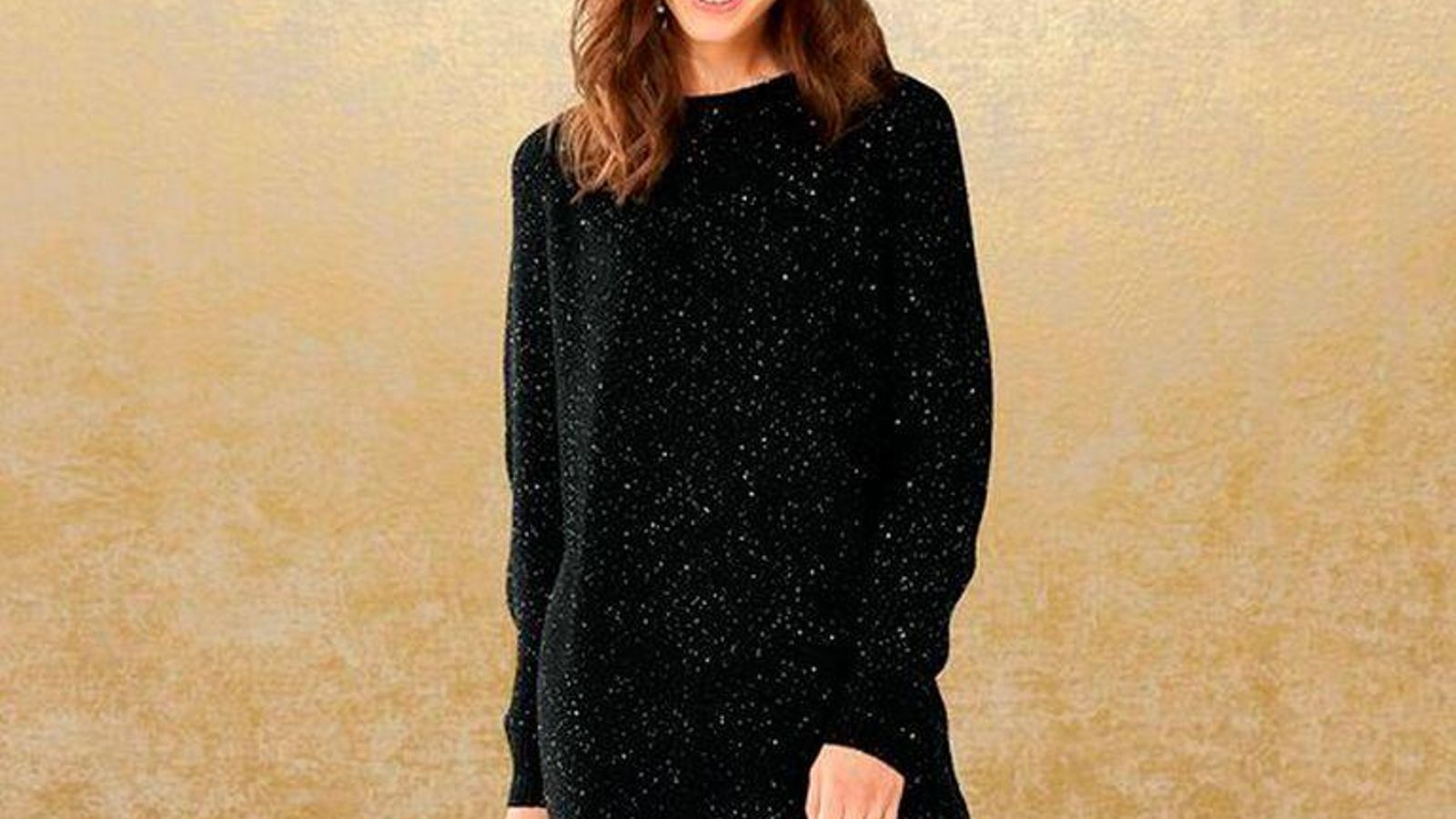 Vestido de lentejuelas de Lidl.