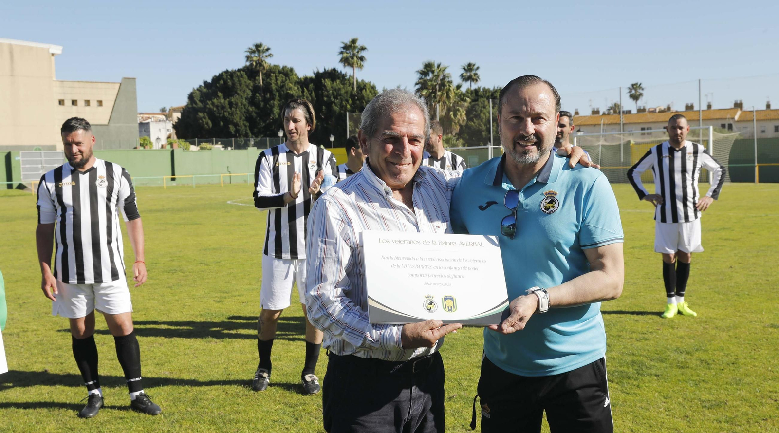 Las fotos de la presentación de la Asociación de exfutbolistas de Los Barrios