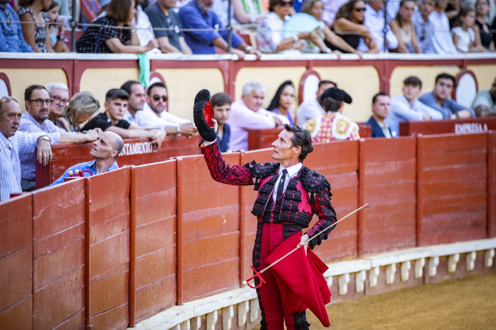 Diego Urdiales, Sebastián Castella y Daniel Luque, en la plaza de toros de El Puerto