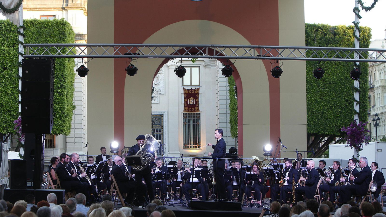 Imagen de archivo de un concierto de vísperas del Corpus.