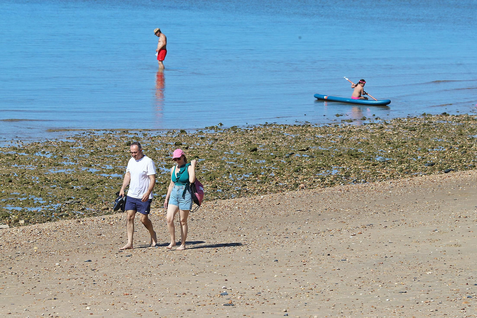 Imágenes de las playas de Huelva en la jornada de domingo