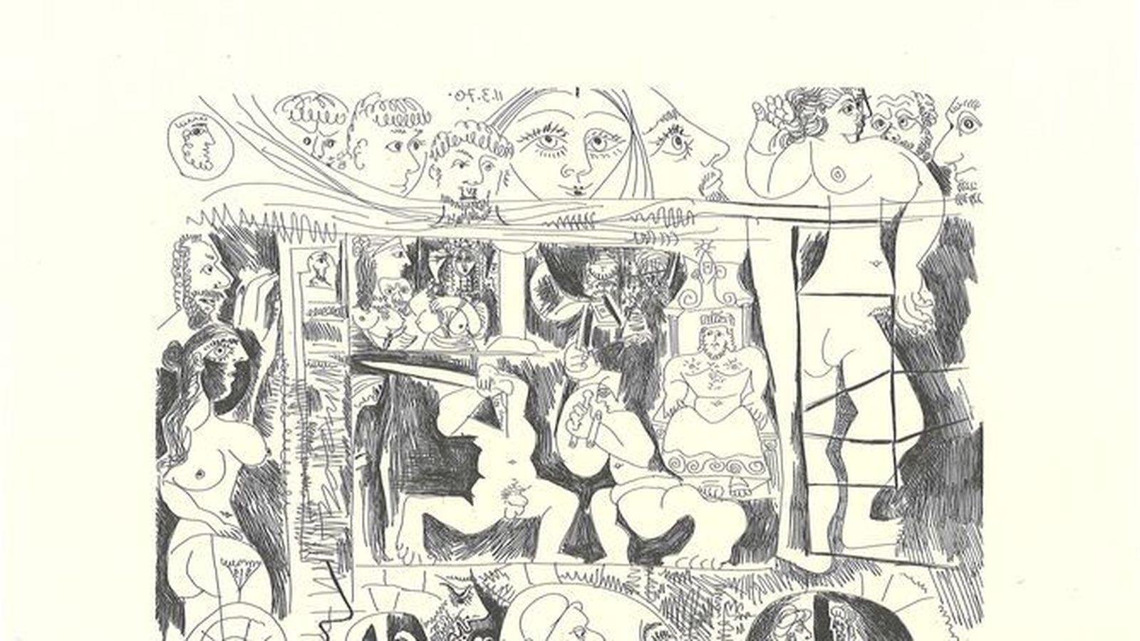 'Combate de gladiadores. Suite 156' (1970), de Pablo Picasso