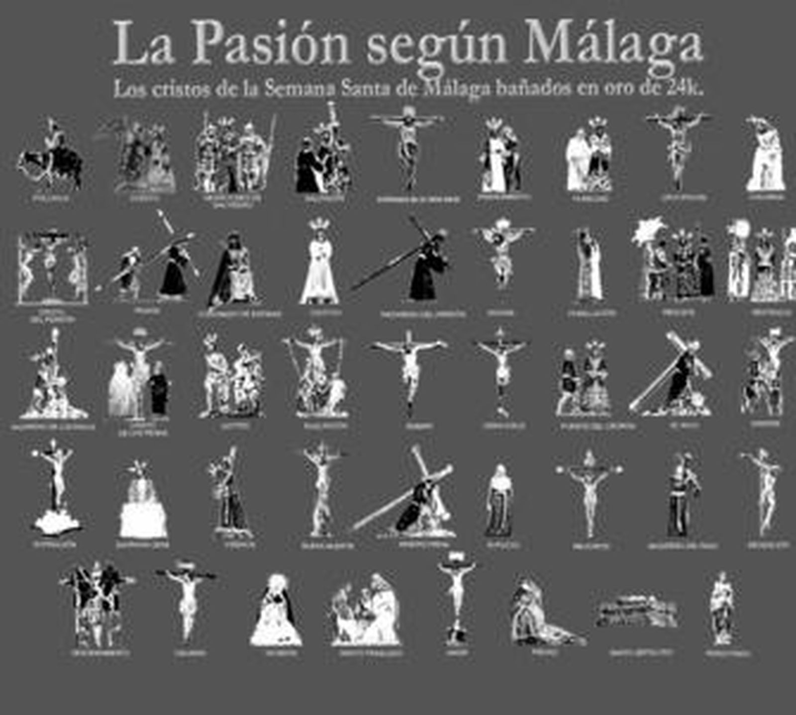 Imagen completa del coleccionable cofrade de 'Málaga hoy'.