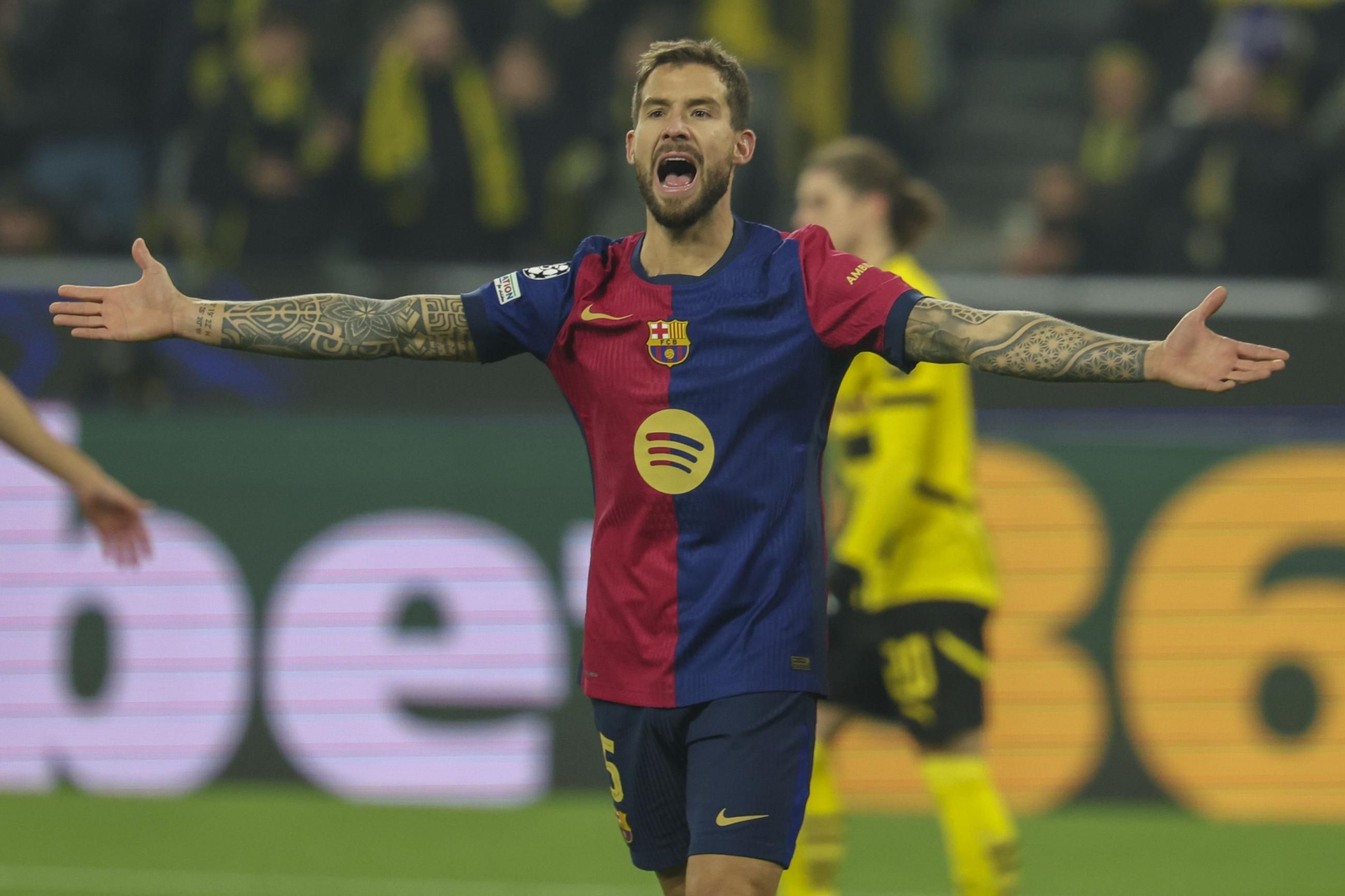 Las imágenes del Borussia Dortmund - Barcelona