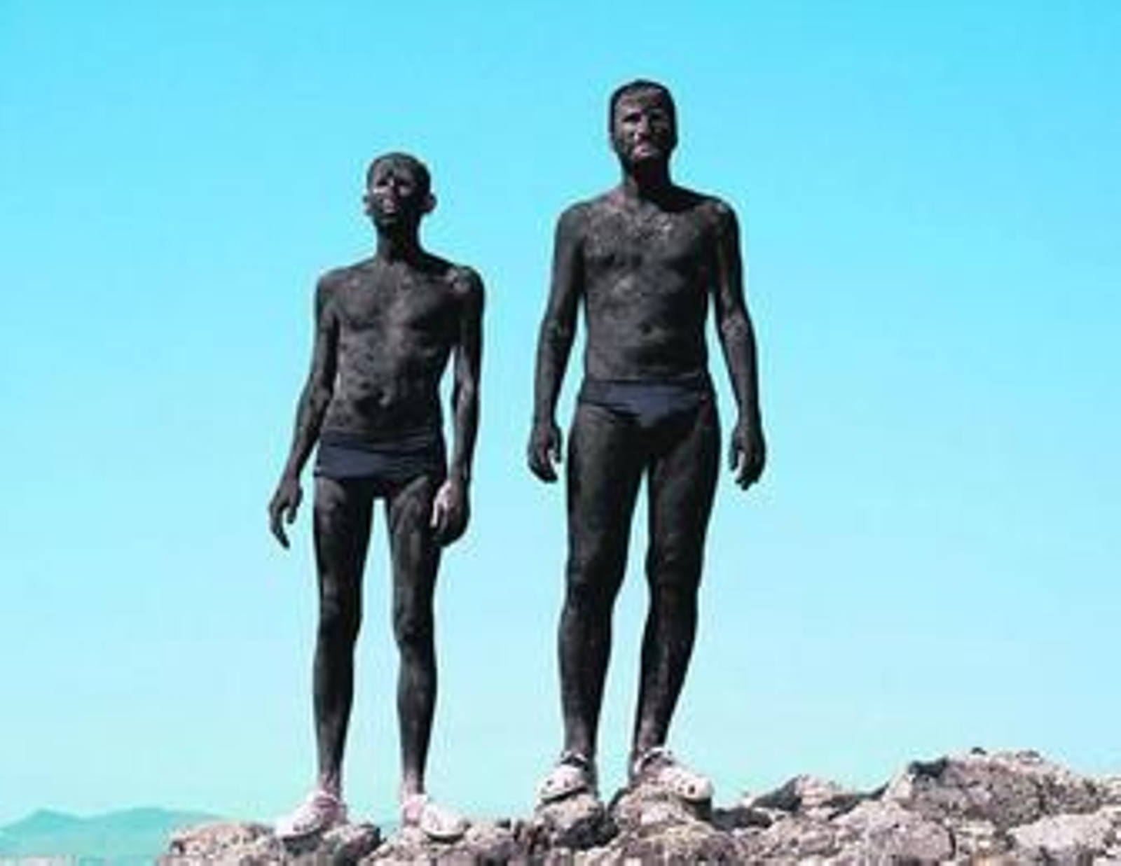 Genís Segarra y Carlos Ballesteros, Hidrogenesse, en una imagen promocional de su último trabajo.