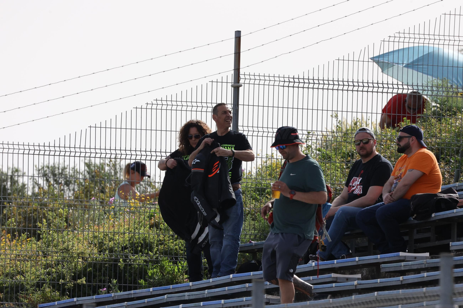 Ambiente del viernes en las gradas del Circuito de Jerez - Ángel Nieto