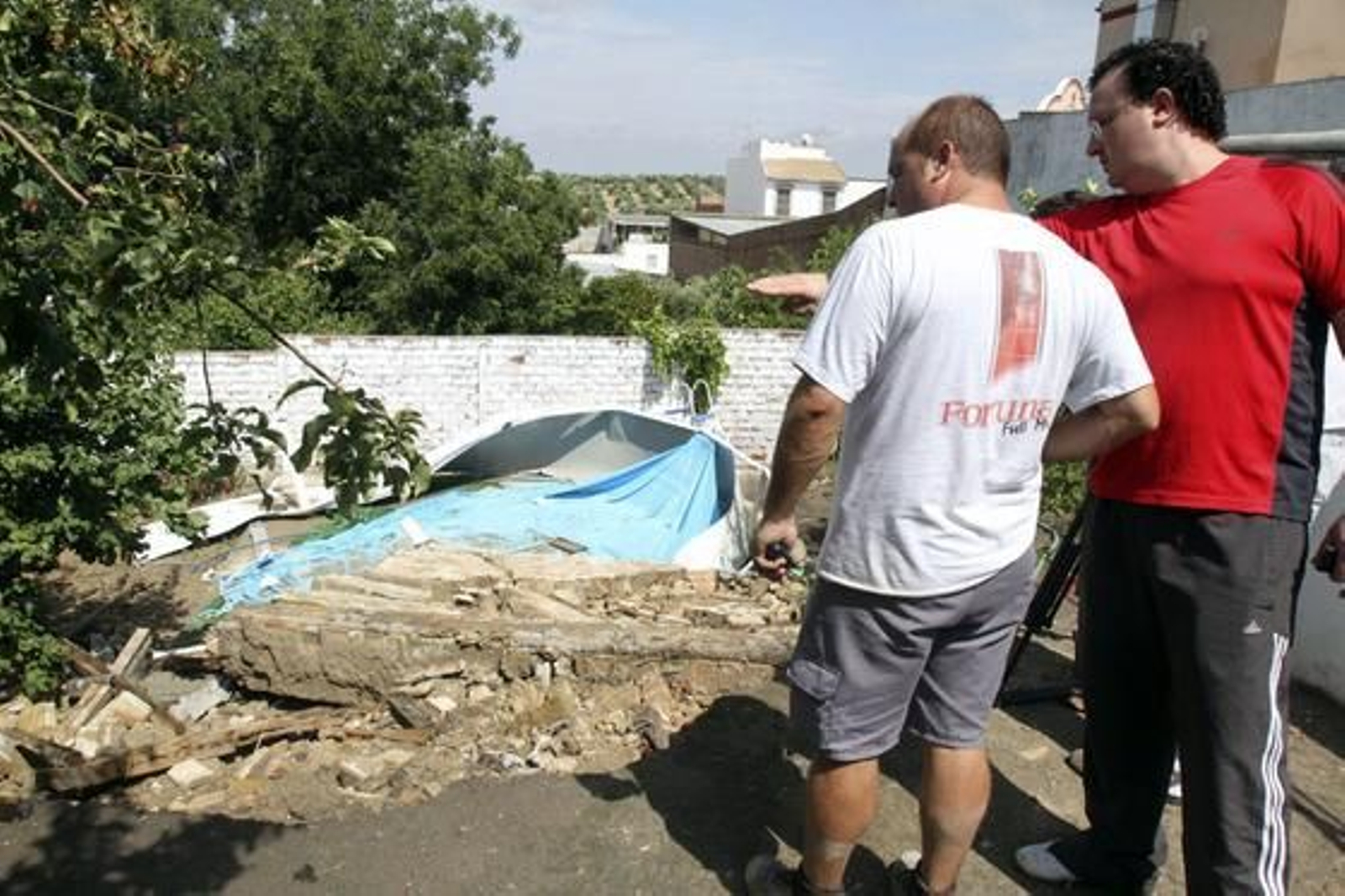 Violenta tromba de agua en Córdoba