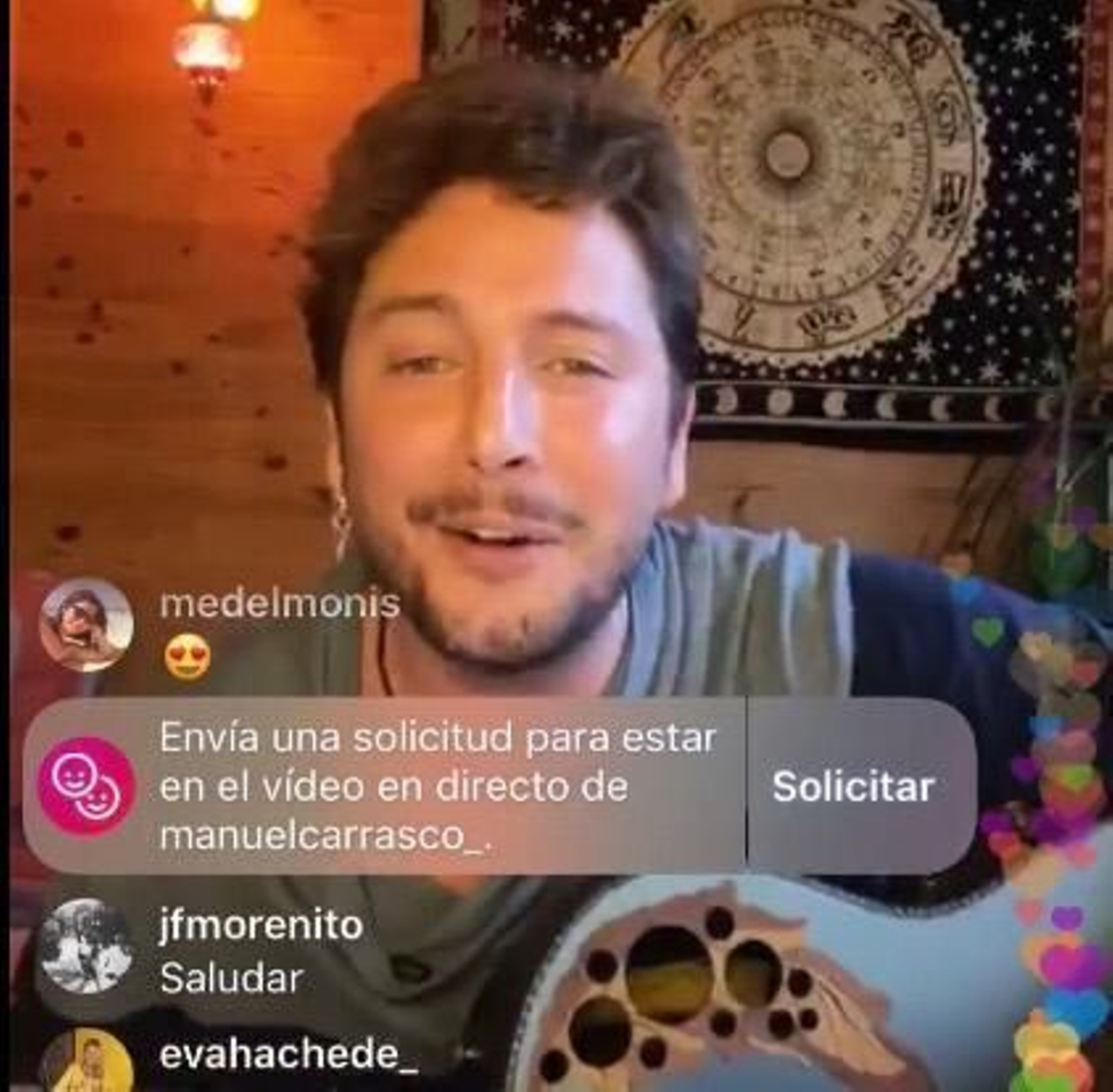 Captura de la actuación de Manuel Carrasco.