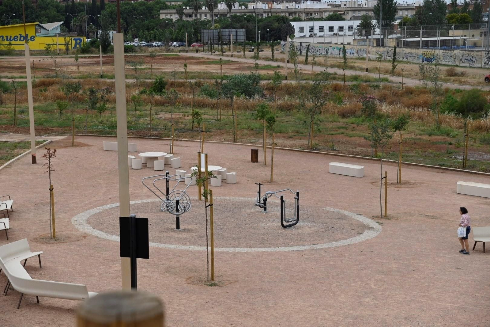 La finalización de las obras del Parque de Levante de Córdoba, en imágenes