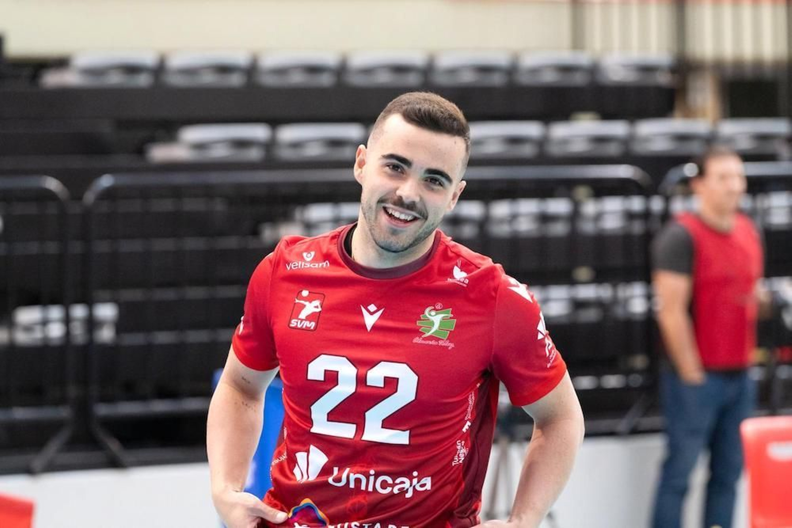 Álex Moya en un partido de la temporada pasada con Unicaja Costa de Almería.
