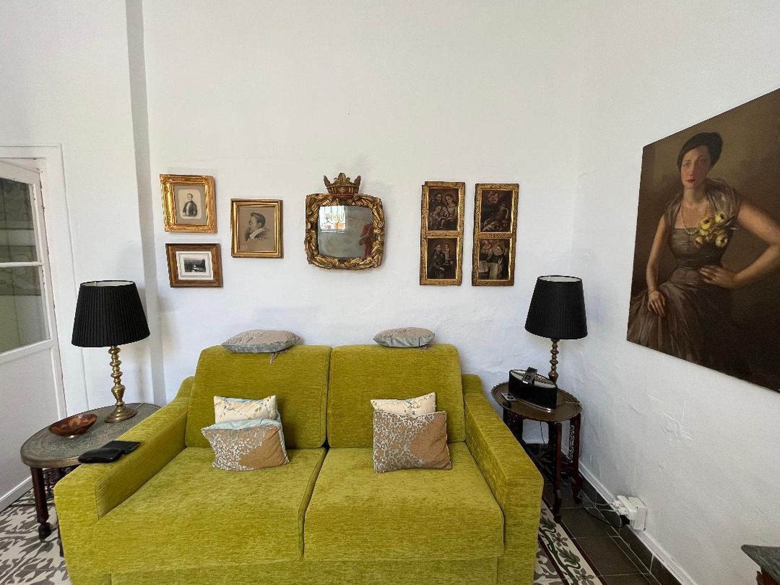 Interior de la casa.
