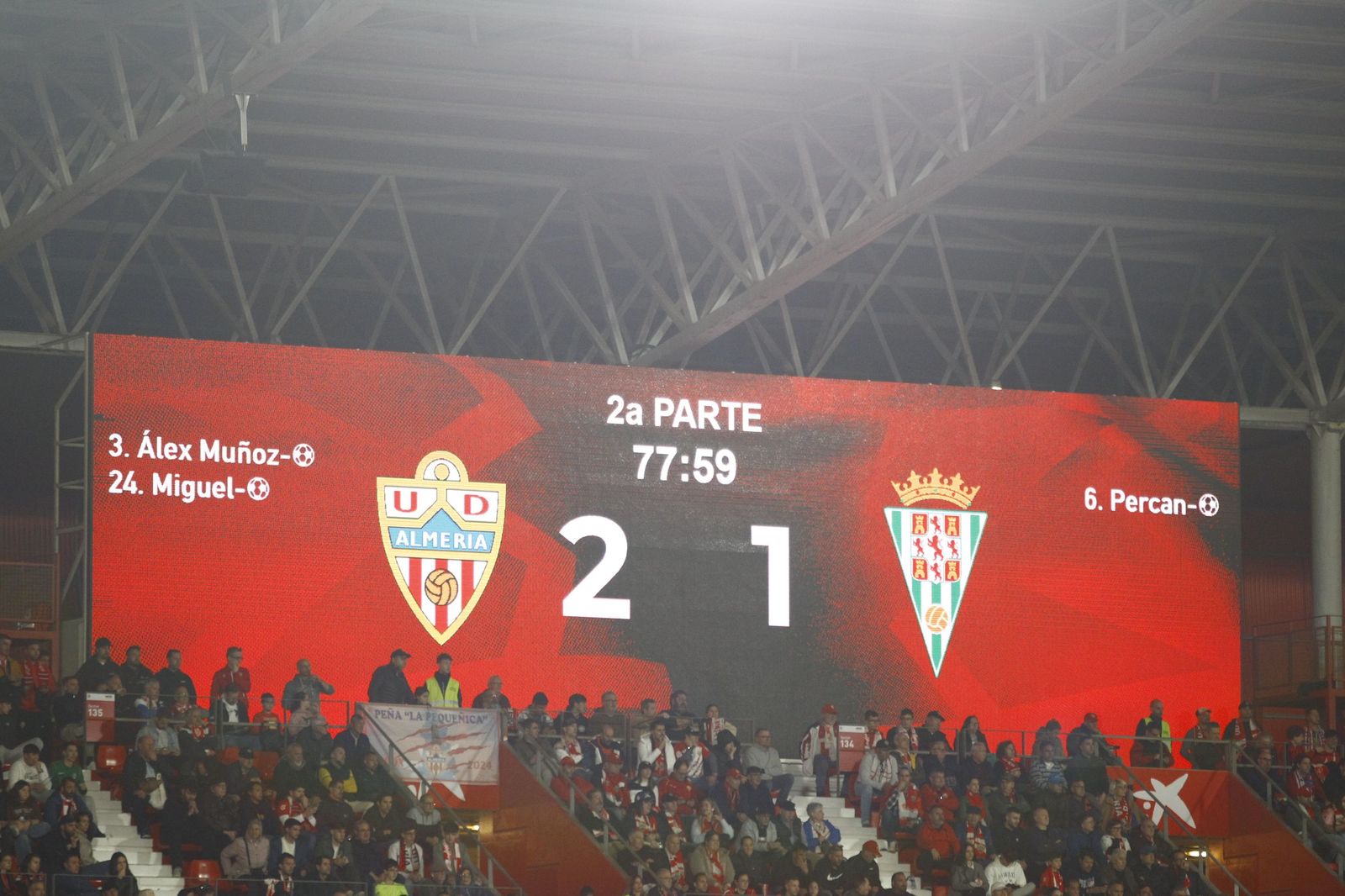 Las fotografías del partido U.D. Almería-Córdoba C.F.