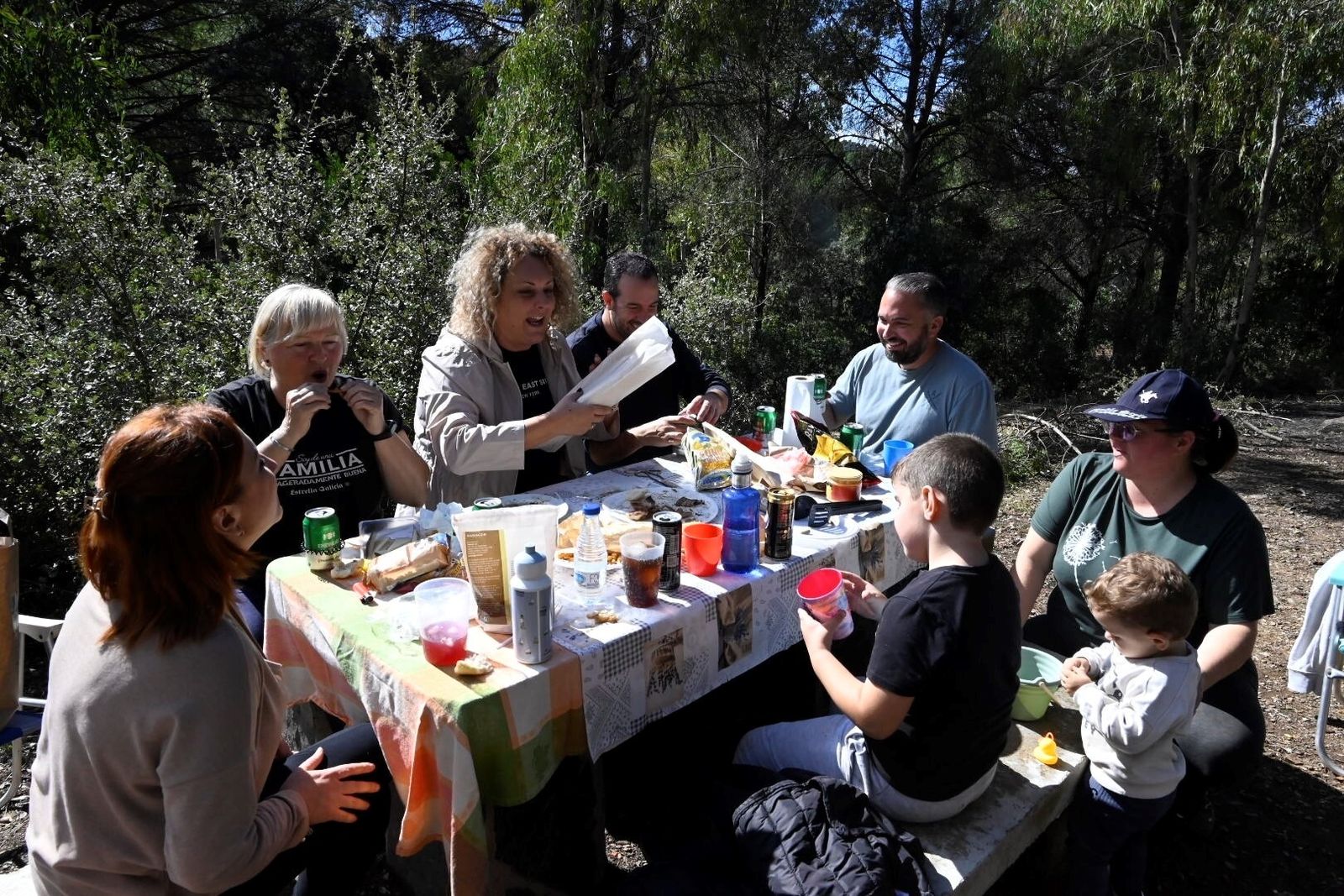 Las imágenes de los peroles por San Rafael en Los Villares