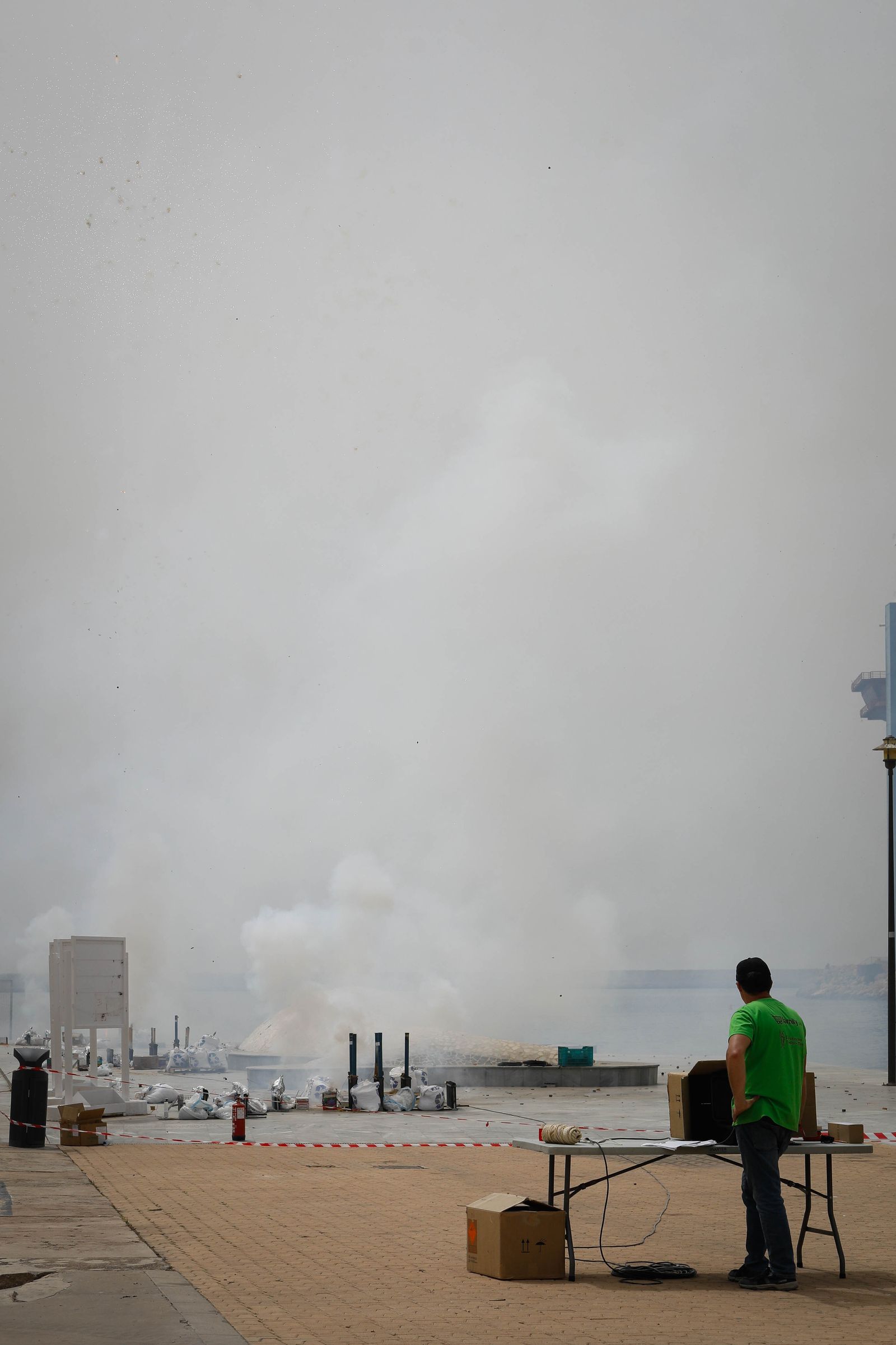 Las mejores imágenes de la "Globotá" en las fallas de Almería