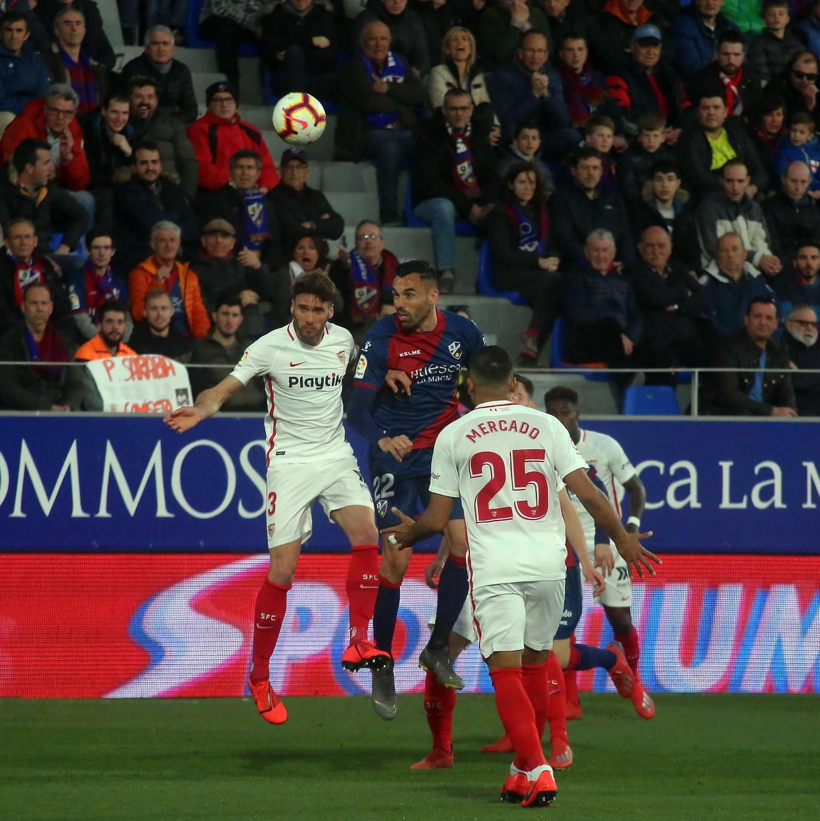 El Huesca-Sevilla, en imágenes