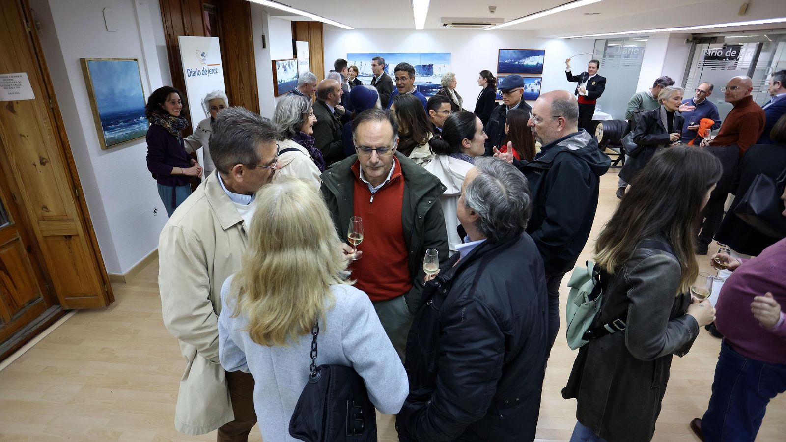 Exposición de Borja Santos en la sala 'ArteaDiario' en Jerez