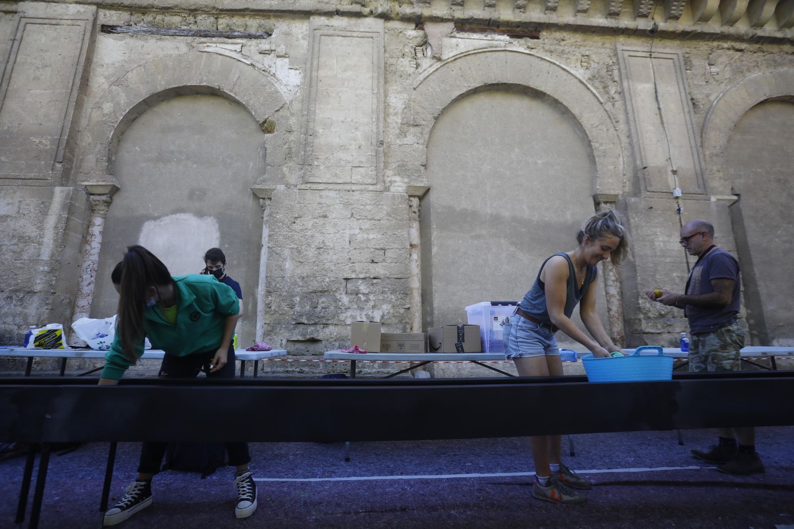 El montaje del Festival Flora, en imágenes