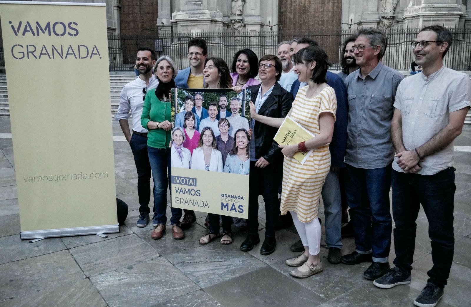 Las imágenes del inicio de campaña de Vamos Granada