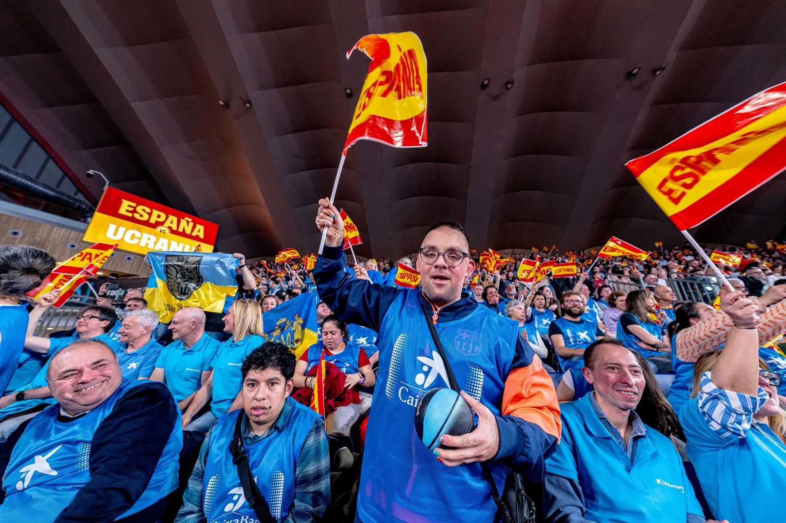 Las mejores fotos del España-Ucrania de baloncesto