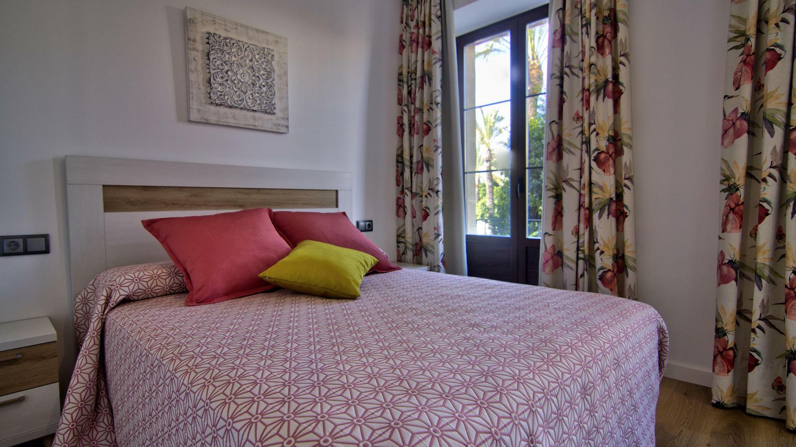 Dormitorio del apartamento ‘Moscatel’.