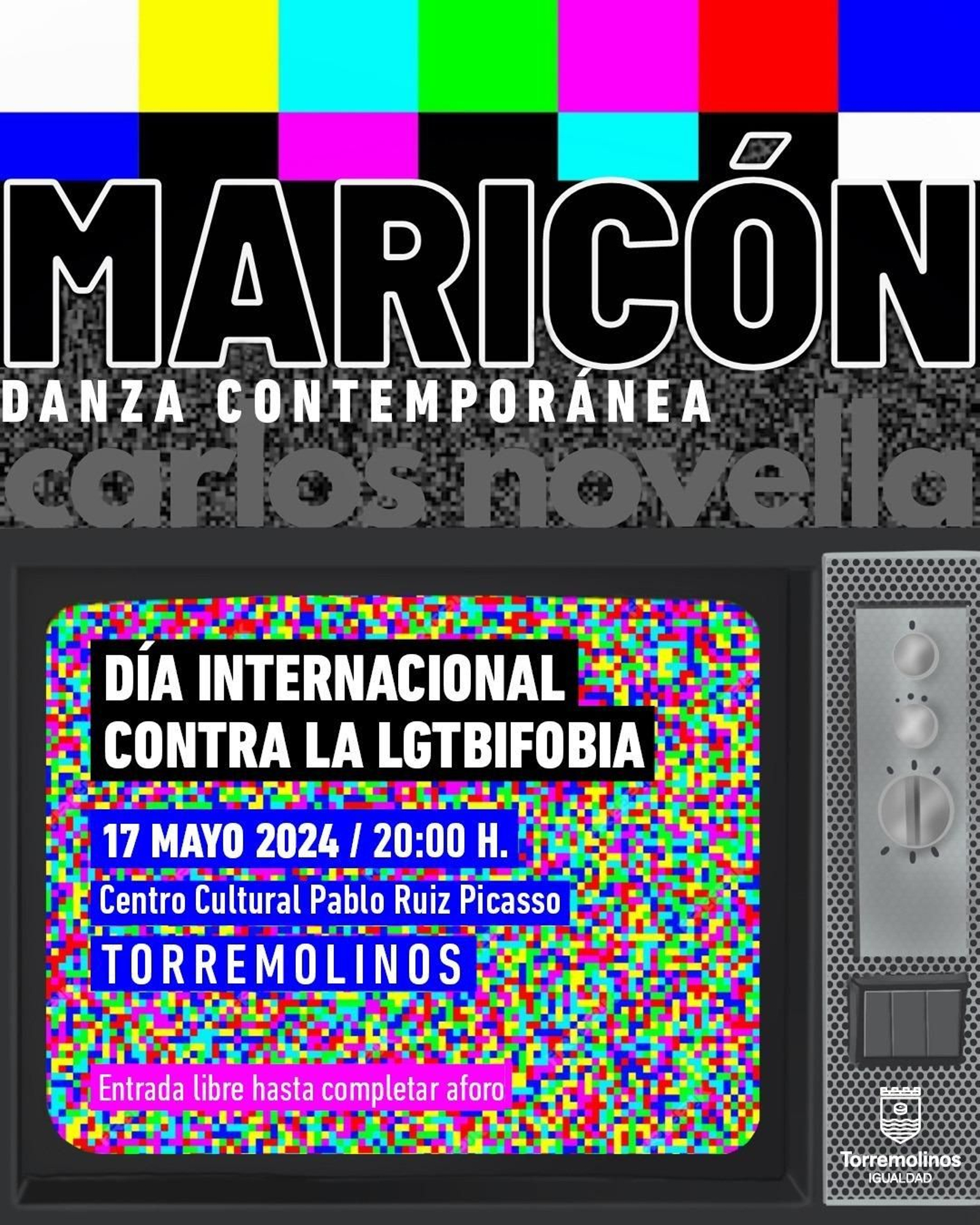 El cartel anunciador del evento cultural.
