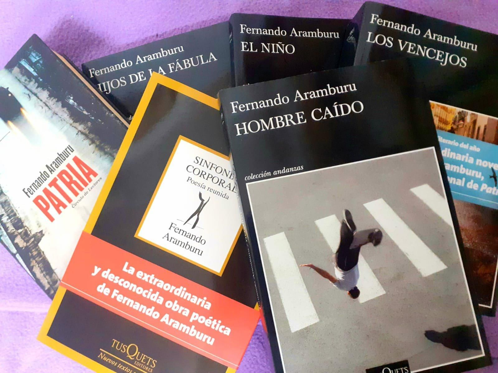 Portadas de libros de Fernando Aramburu.