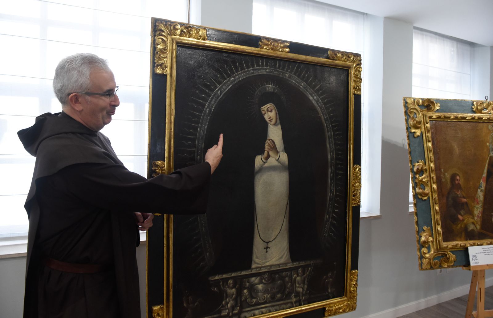 Imágenes de las nuevas piezas donadas para la exposición conventual, del Museo del Convento del Santo Ángel