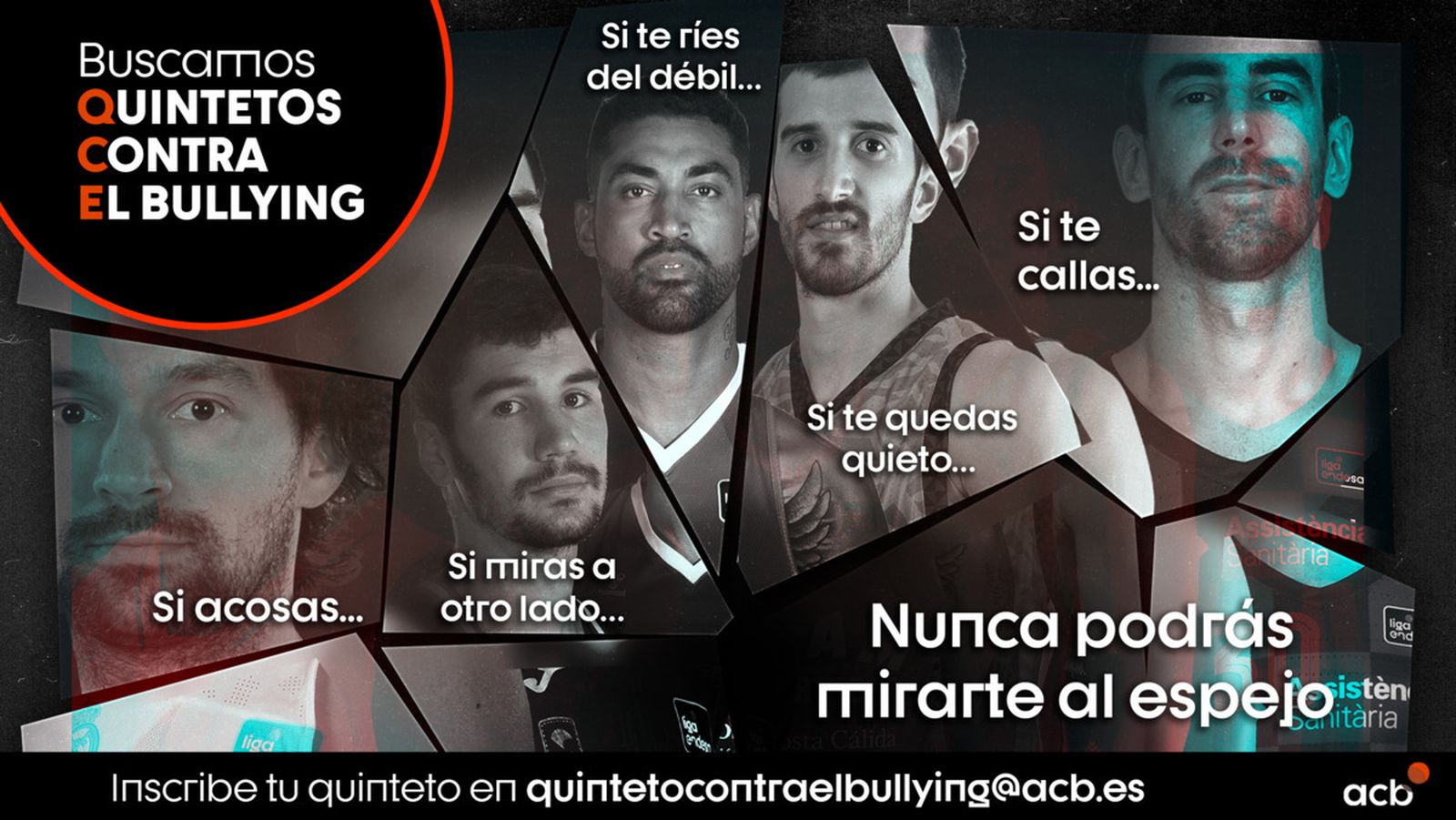 Darío Brizuela, Sergio Llull, Augusto Lima, Víctor Claver y Guillem Vives.