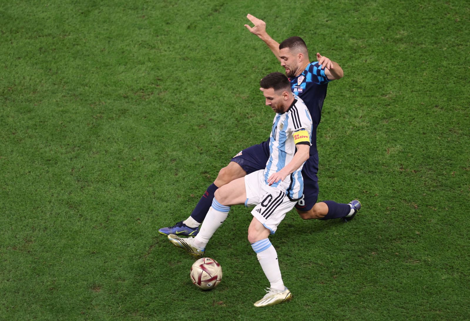 Las fotos de Messi contra Croacia