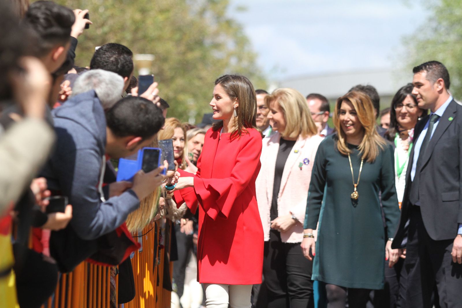 Imágenes de la visita de la reina Letizia a Huelva