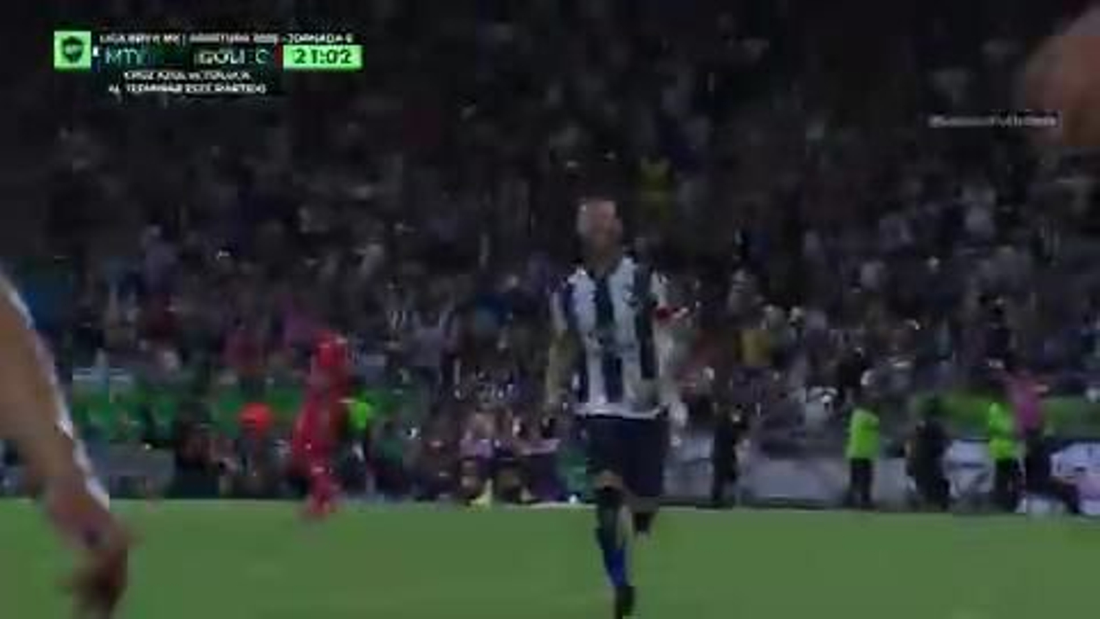 El espectacular gol olímpico del ex bético Canales con Rayados