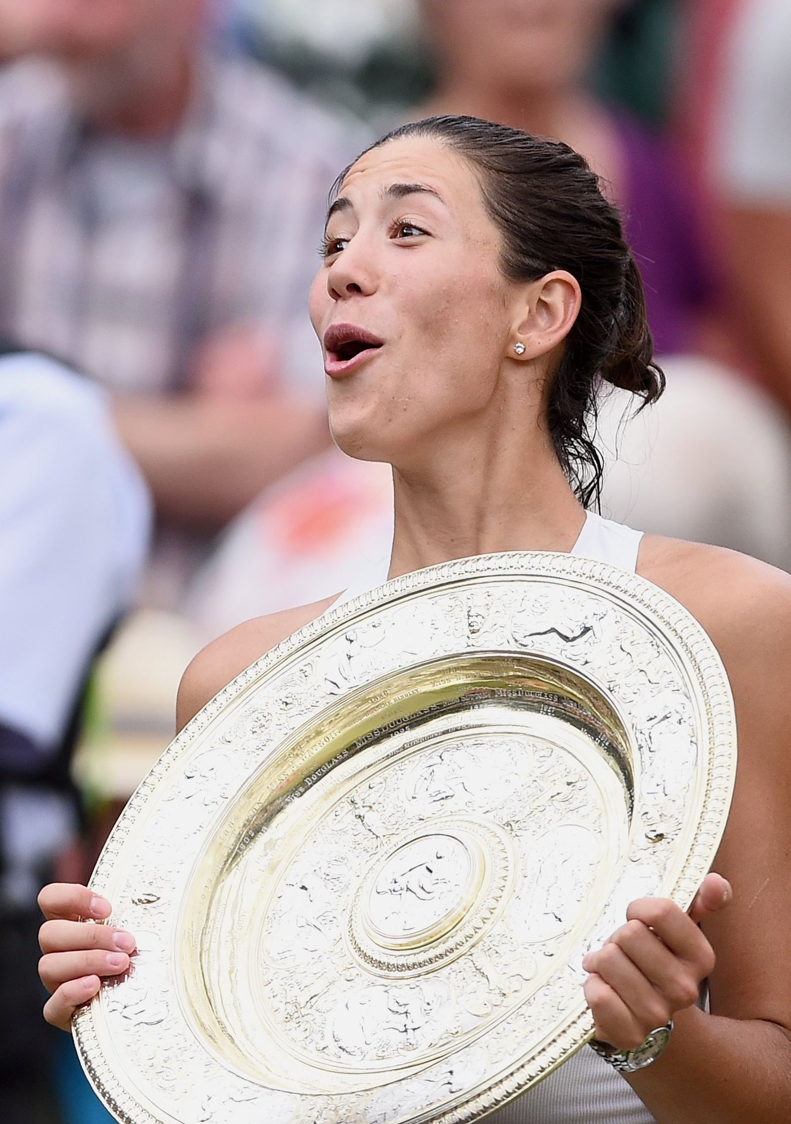 Las imágenes de la final Muguruza-Venus Williams de WImbledon