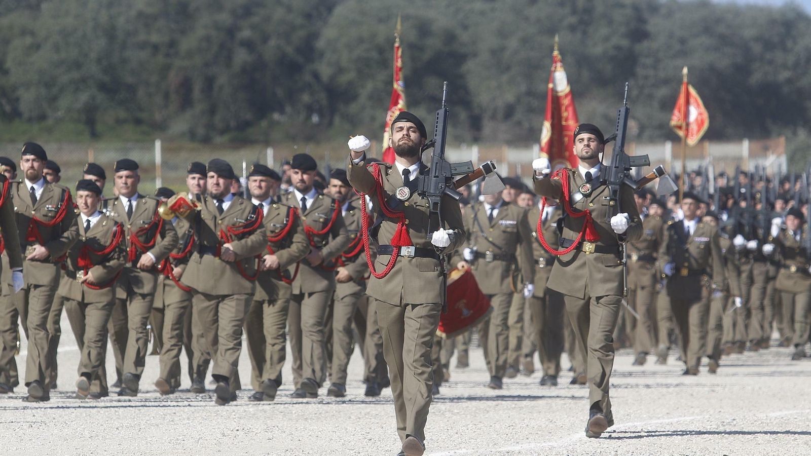 Un momento del desfile.