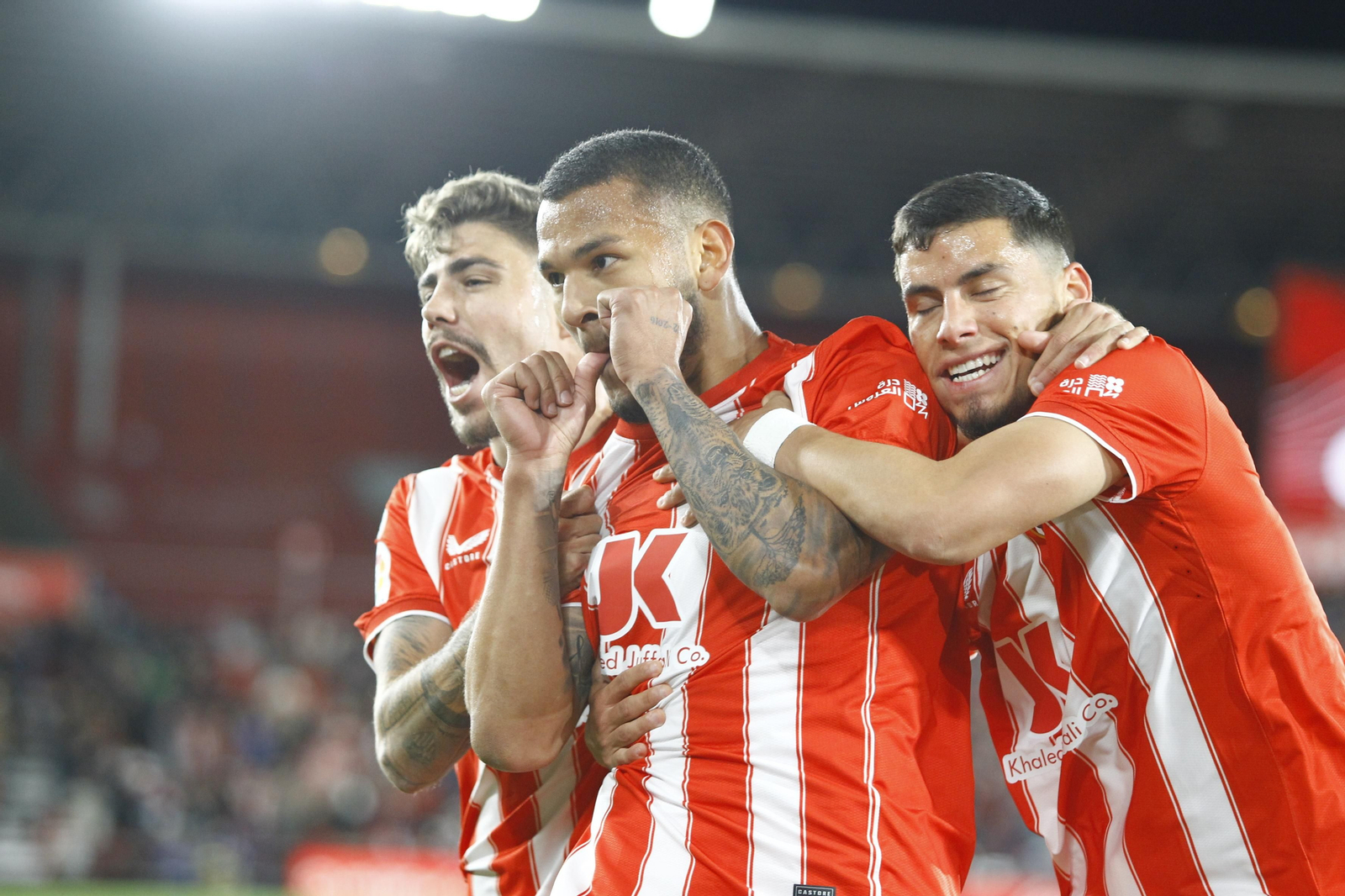 Imágenes del partido U.D. Almería-R.C.D. Espanyol