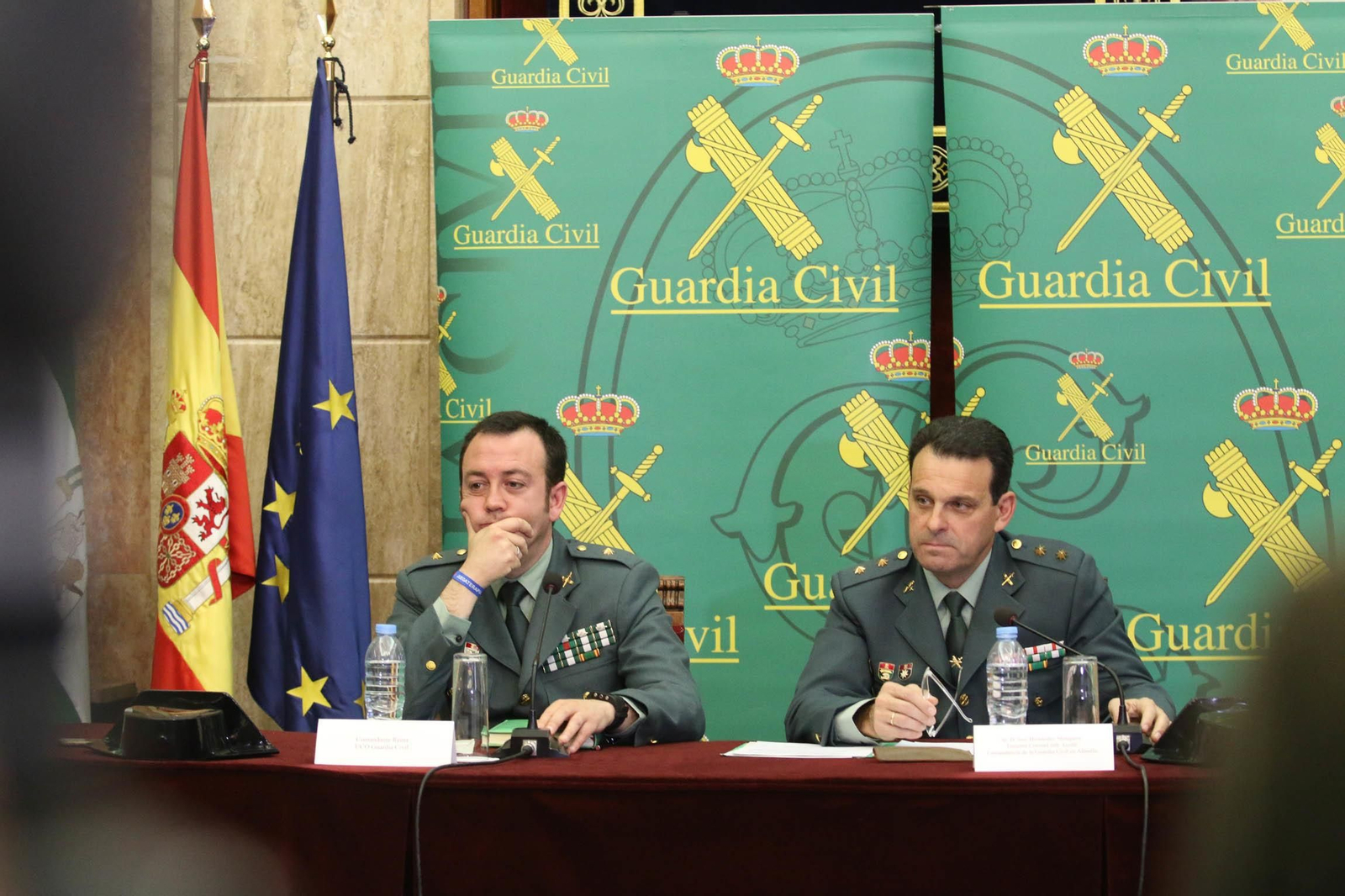 La rueda de prensa con datos de la Operación Nemo, en imágenes