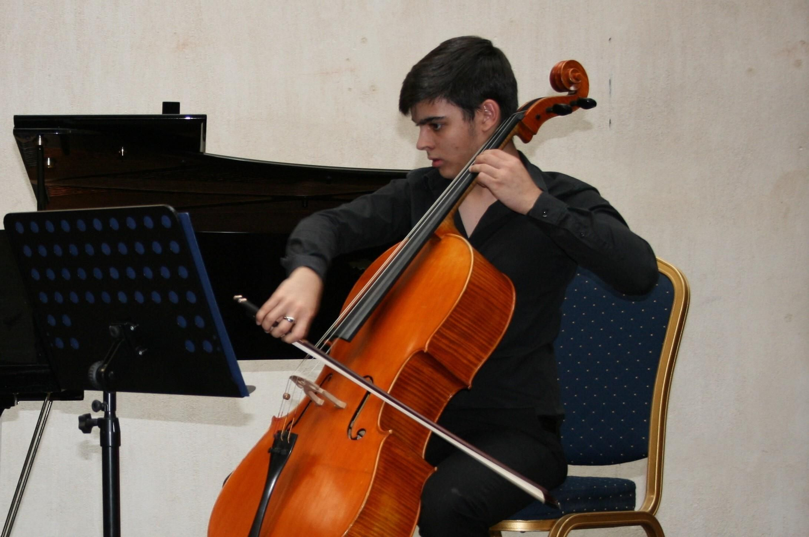 Álvaro Cabanillas, violoncello del Conservatorio Superior.