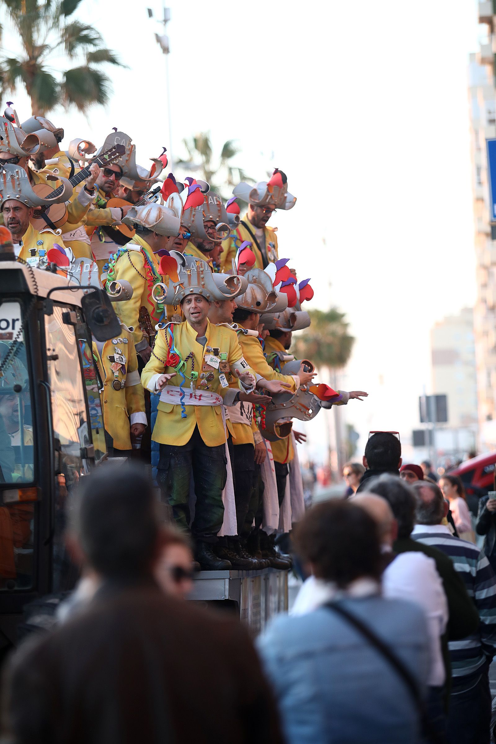 Las imágenes del carrusel de coros en el paseo marítimo
