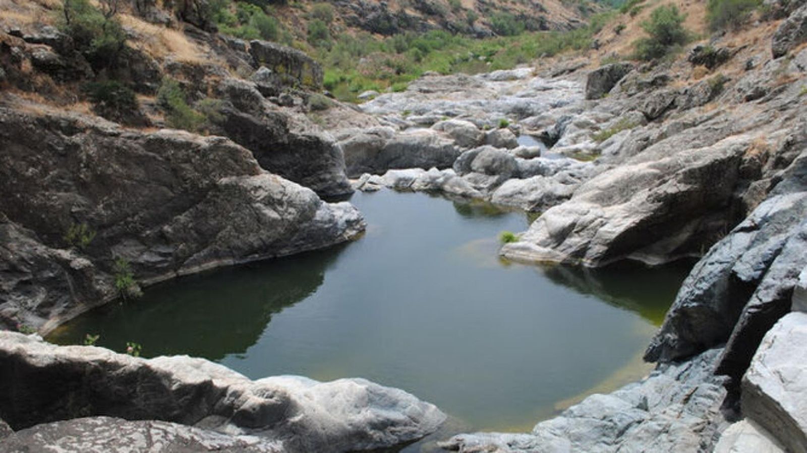 Una de las pozas de Las Calderas.
