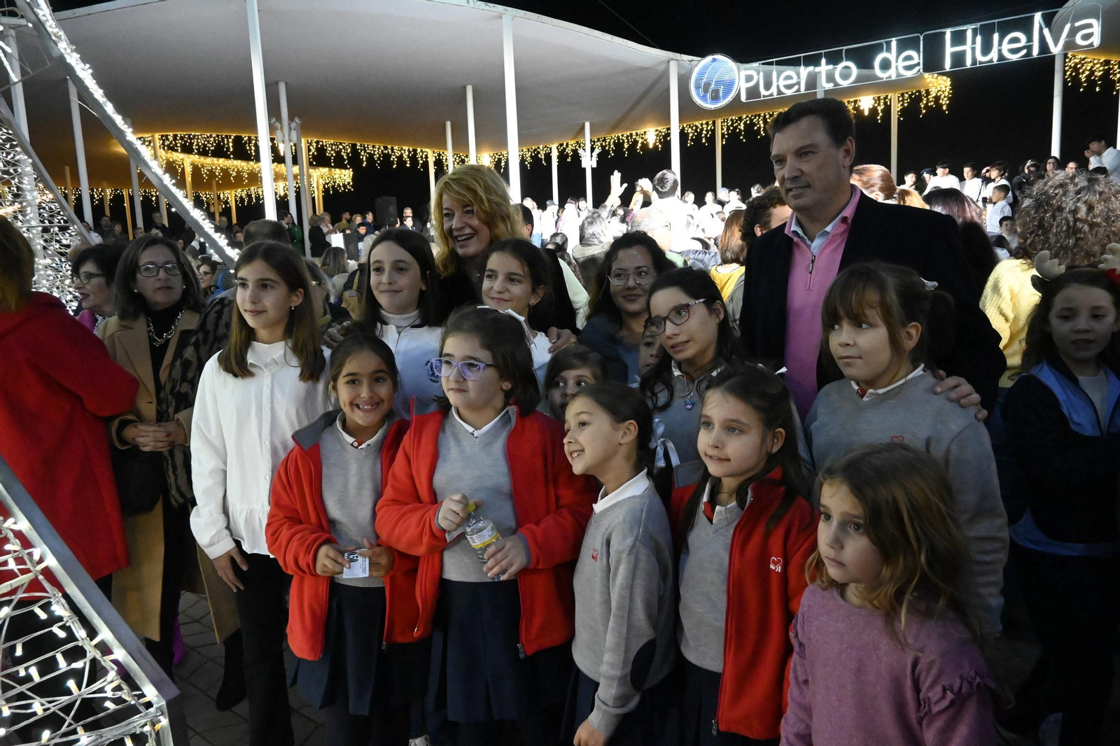 Fotos de la Inauguración del alumbrado del Puerto en Huelva