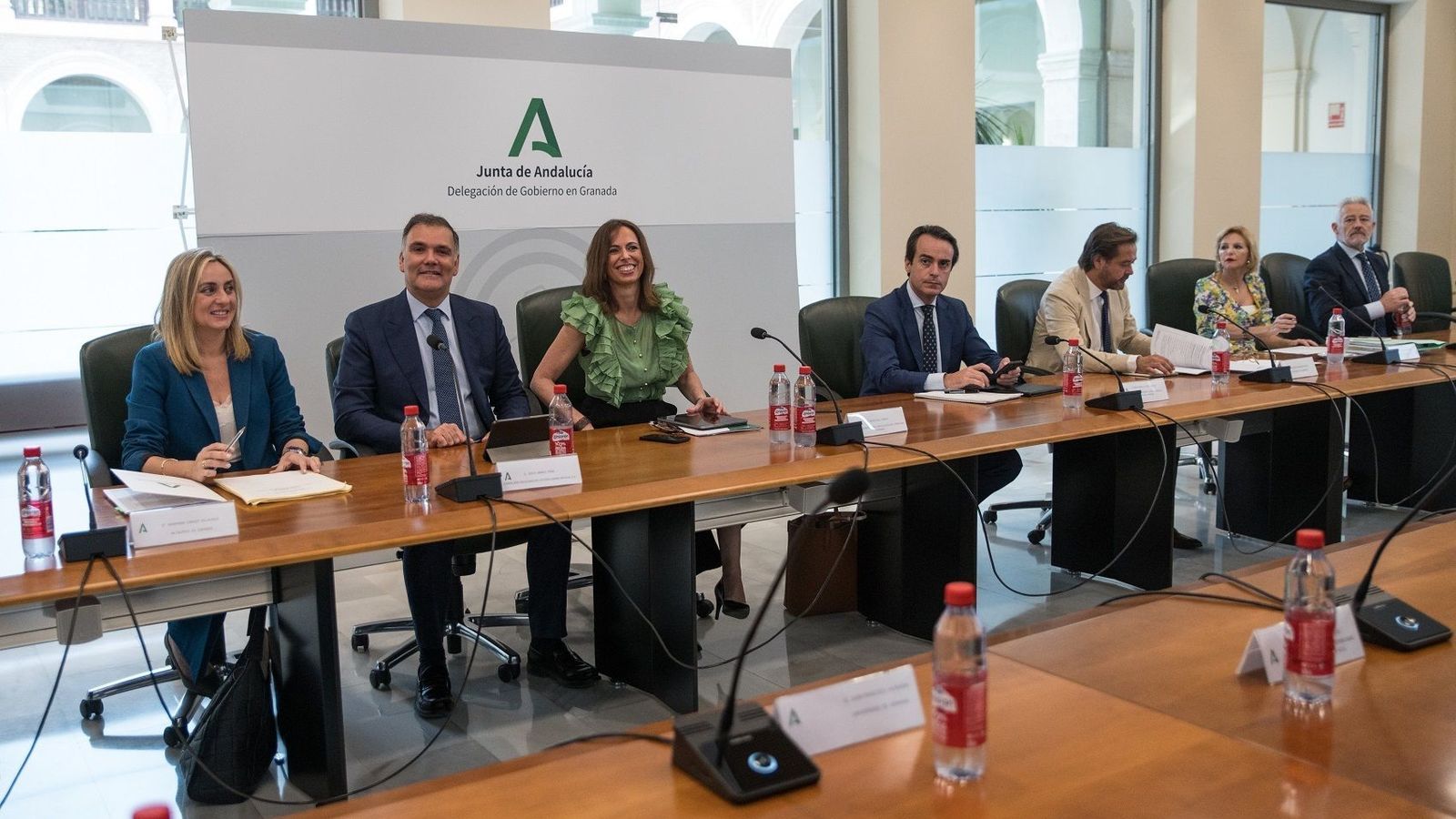 Un momento del consejo de administración de Cetursa-Sierra Nevada