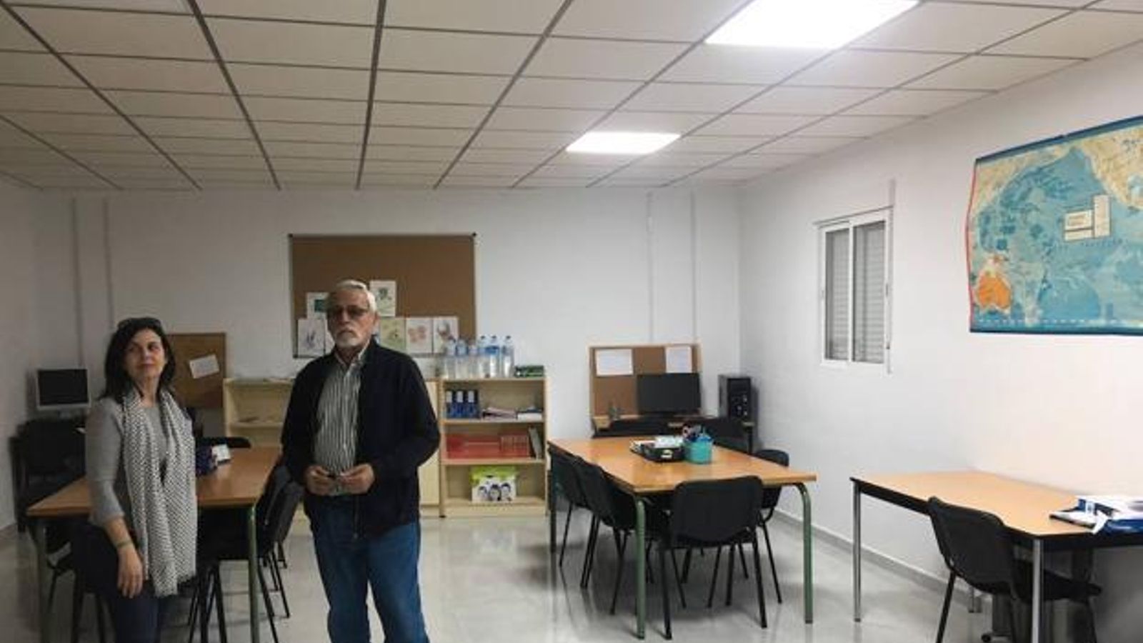 El Ayuntamiento de Albox ya acondicionó las aulas el año pasado.
